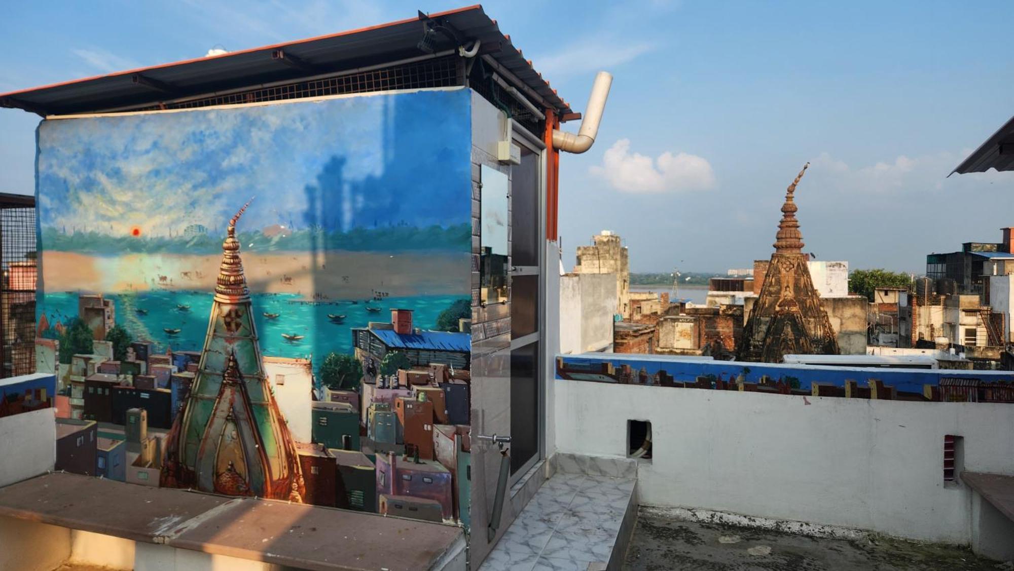 ורנאסי Banaras Gully House 500 Ft From The Ghats מראה חיצוני תמונה